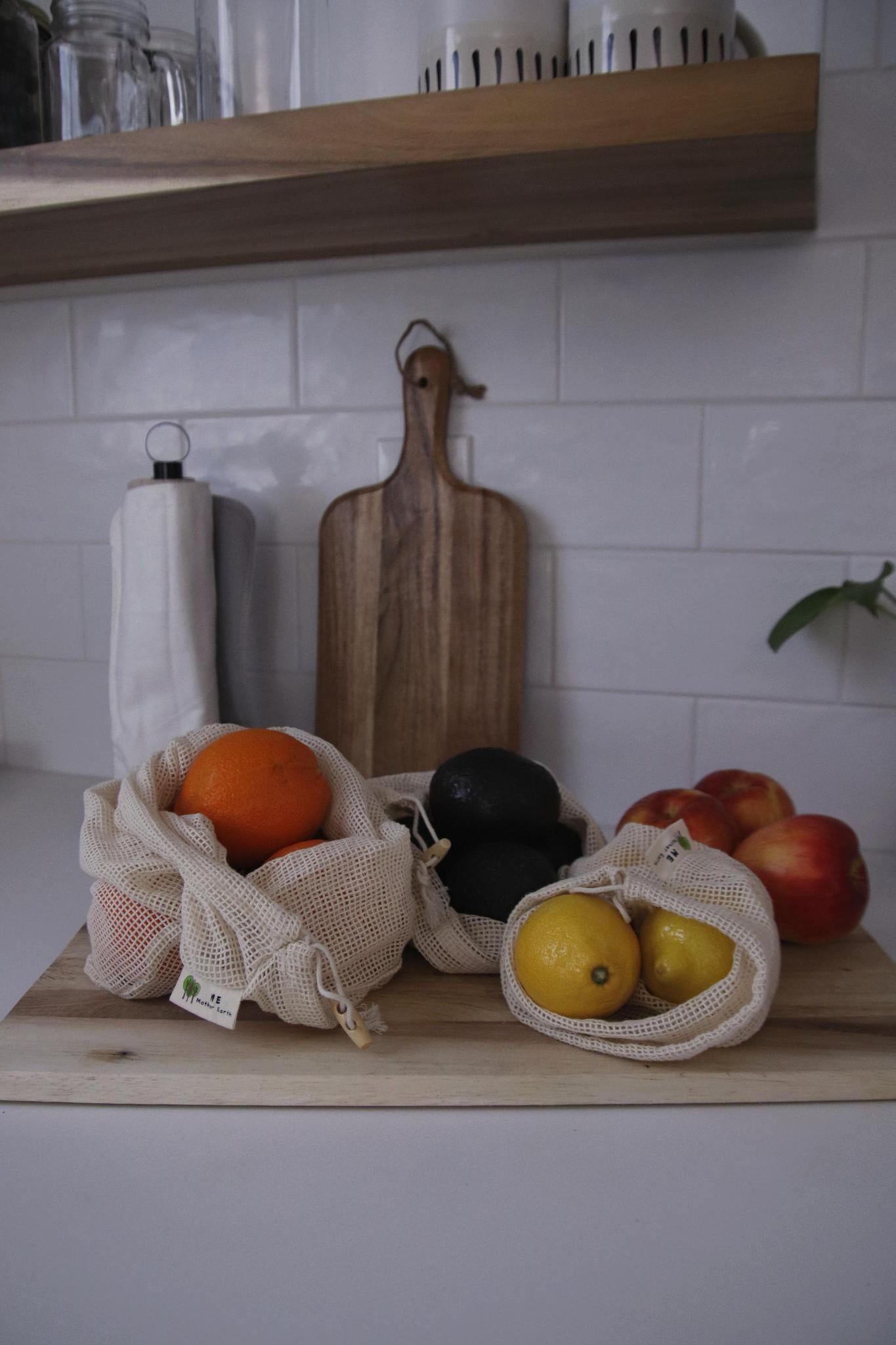 Cotton Mesh Produce Bags