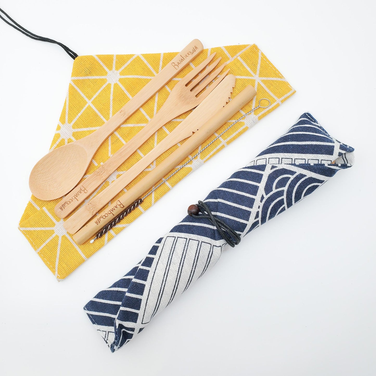 Bamboo Travel Cutlery Set