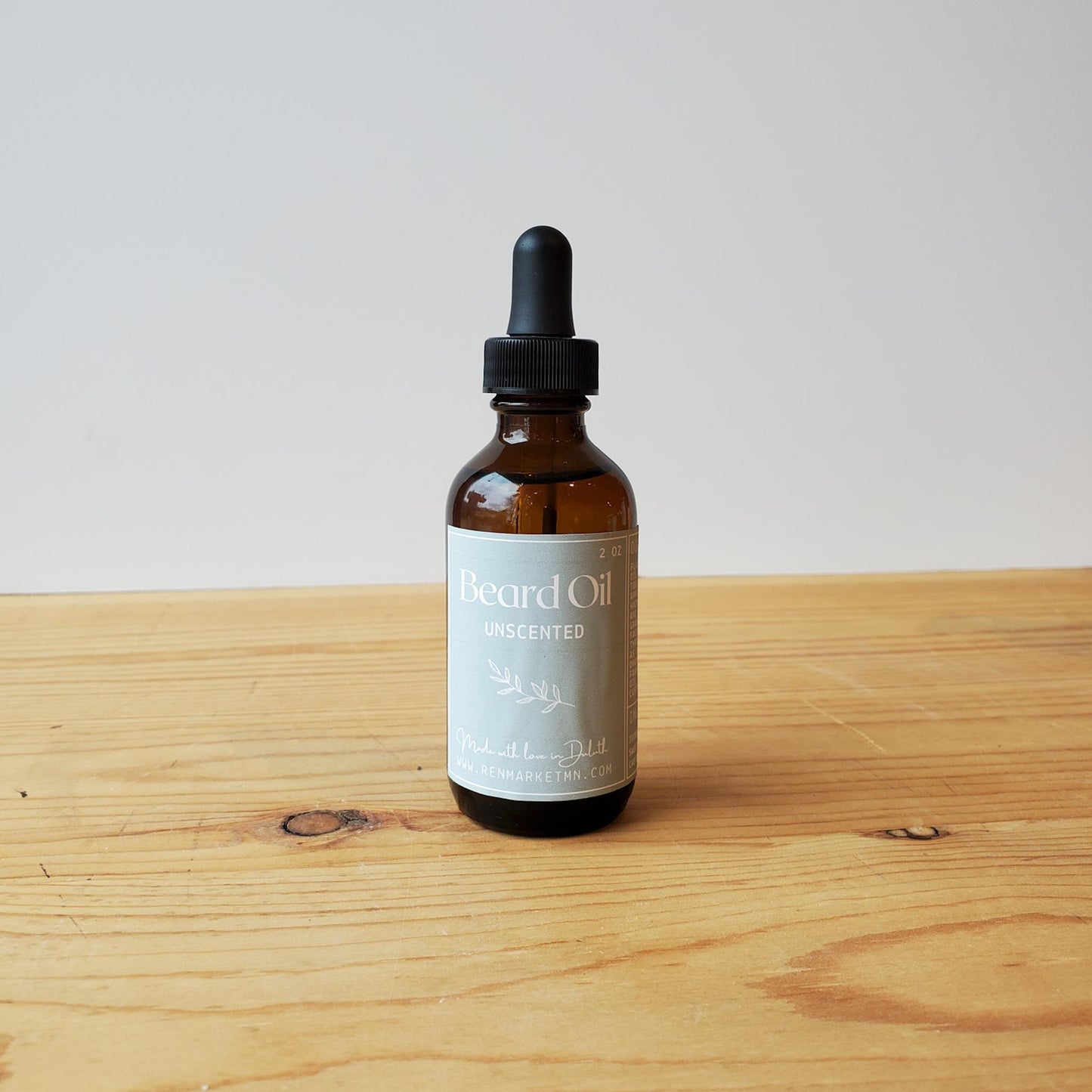Beard Oil Unscented - 2oz Bottle