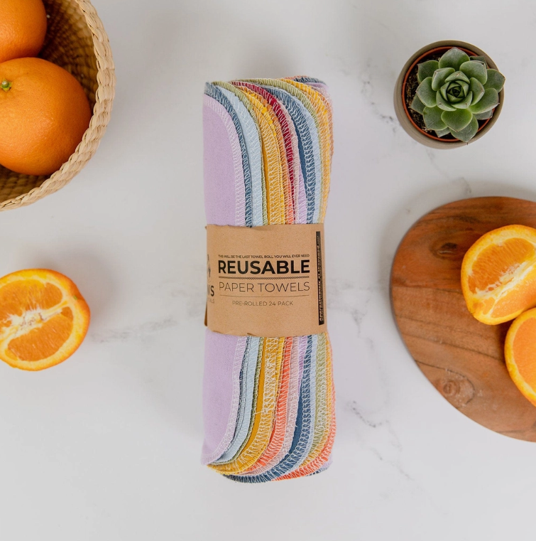 24 pk- Reusable Paper Towels