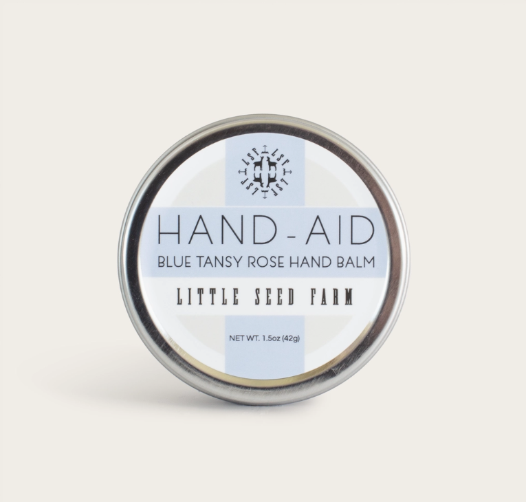 LSF Hand Aid Blue Tansy Rose