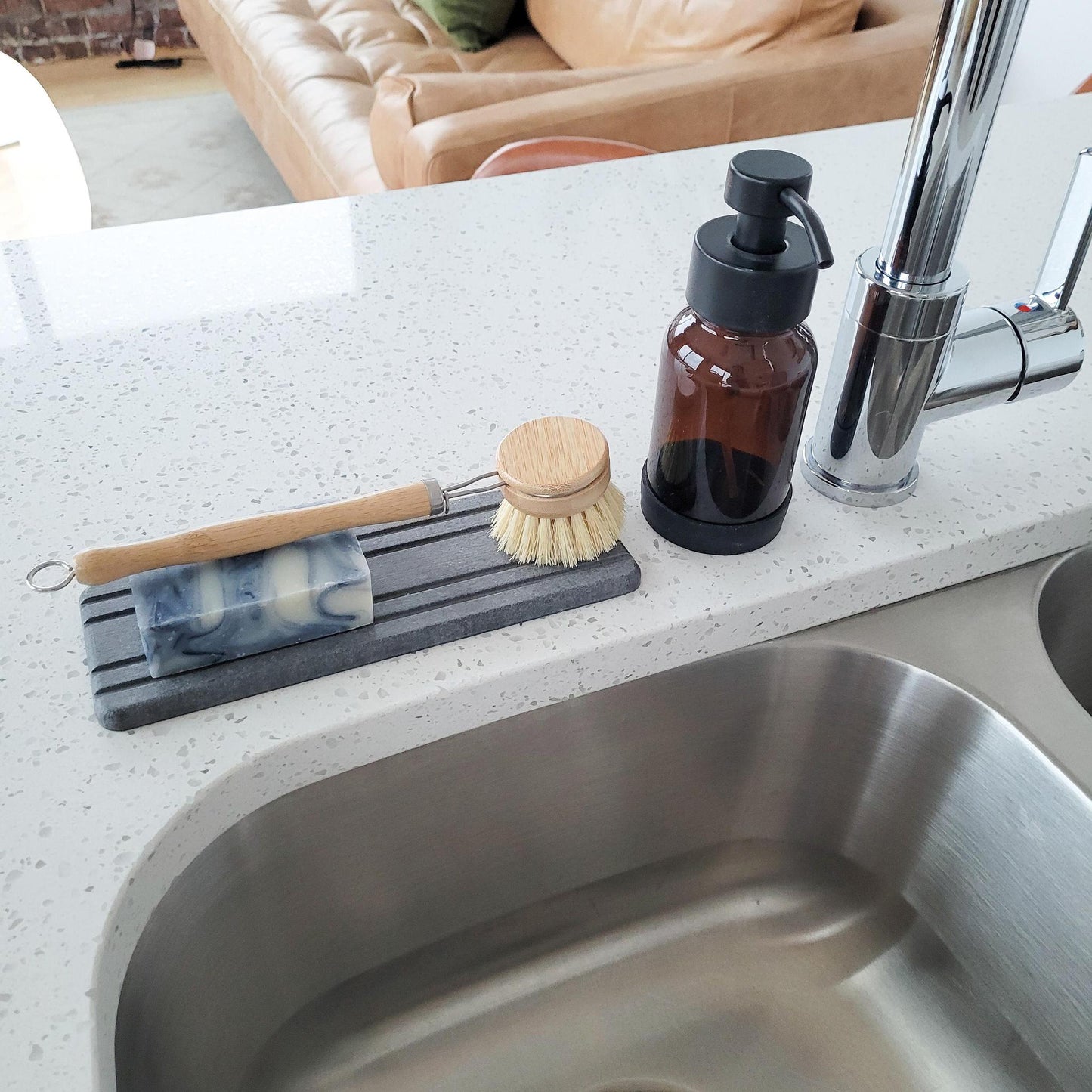 Amber Foaming Soap Dispenser