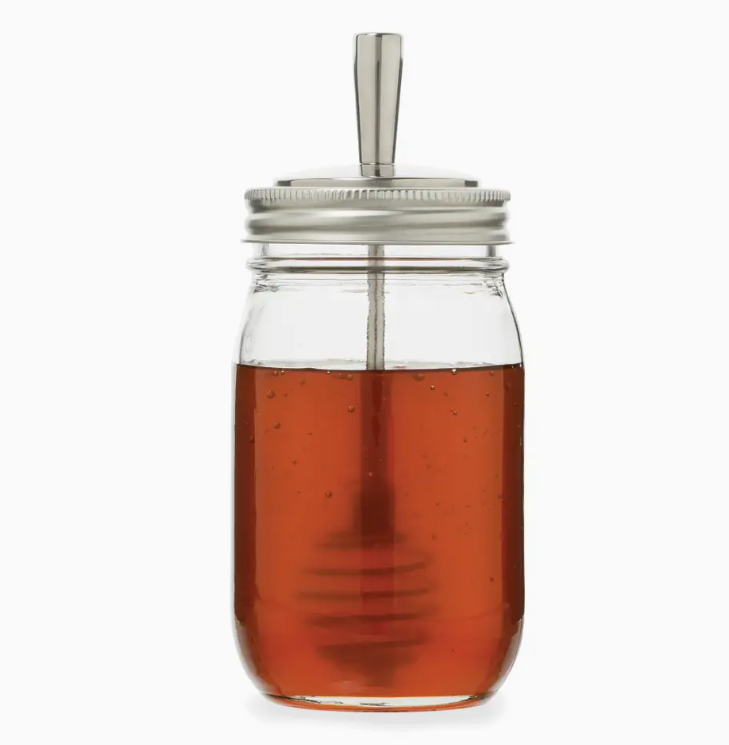 Honey Dipper Mason Jar Lid