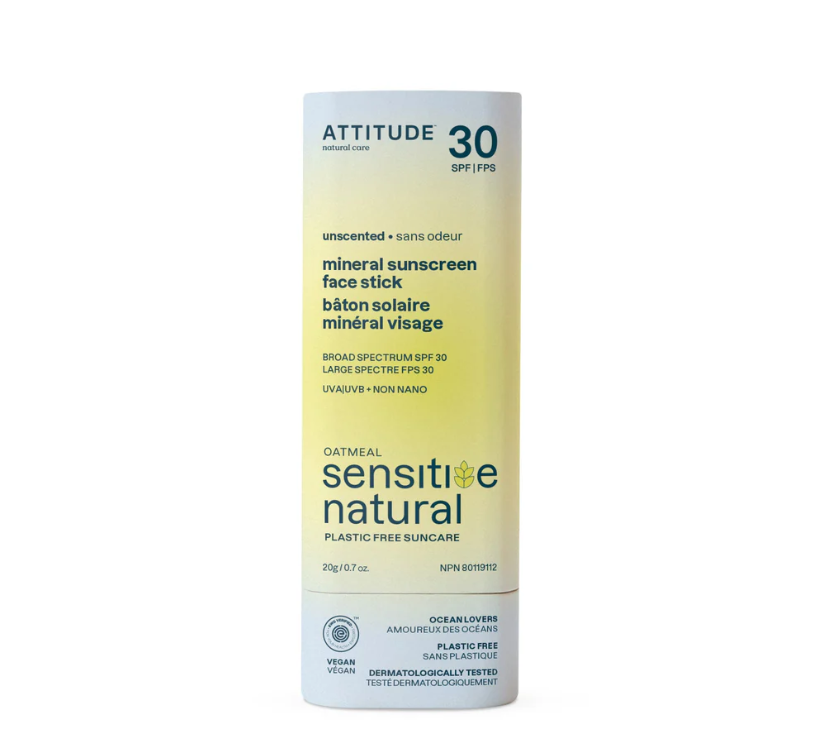 Attitude Face Sunscreen Stick SPF 30 - 0.7 oz.