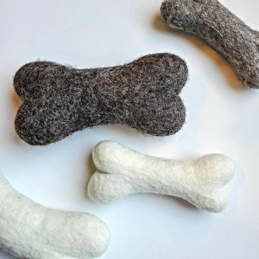 Wool Dog Bone