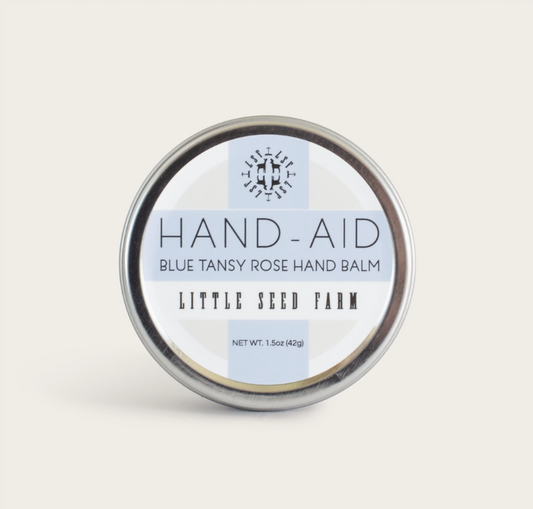 LSF Hand Aid Blue Tansy Rose