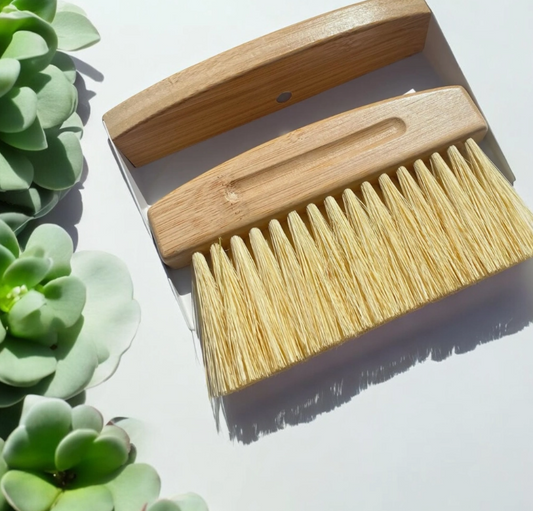 Bamboo Dust Pan & Brush