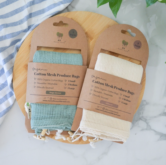 Cotton Mesh Produce Bags