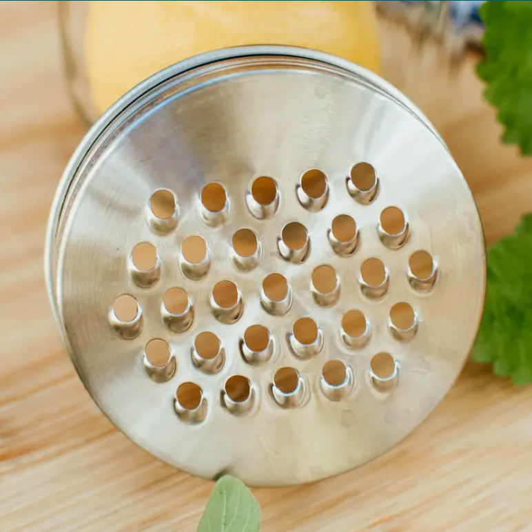 Grater Mason Jar Lid